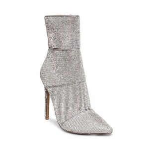 Steve Madden Silver Heeled Boots
